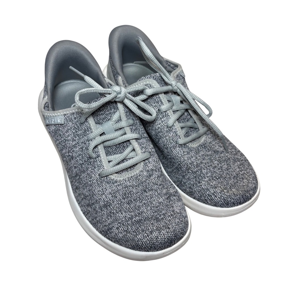 Kizik Lima Hands Free Sneakers Grey Knit Mens 7 Womens 8.5‎ D3RT DMADHG01-1D